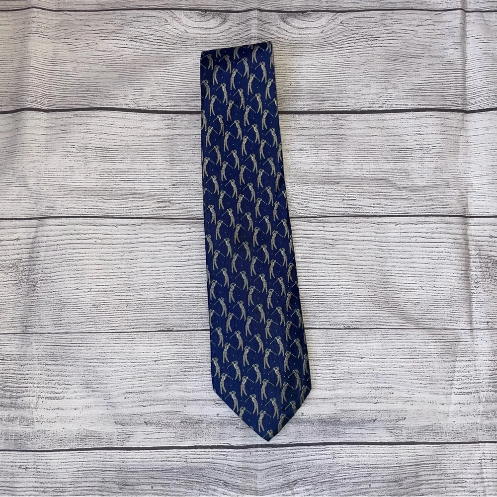 Lauren Ralph Lauren Blue Golf Tie